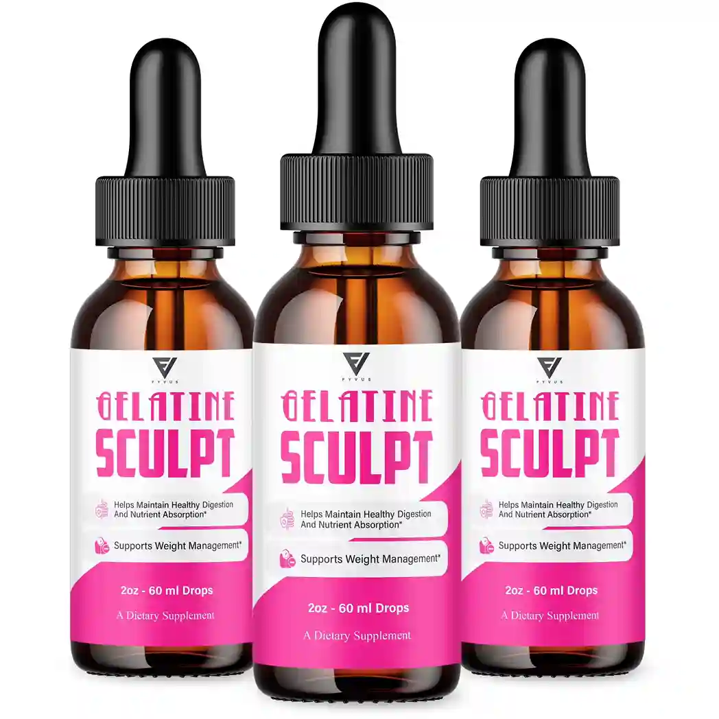 Gelatine Sculpt supplement bottle